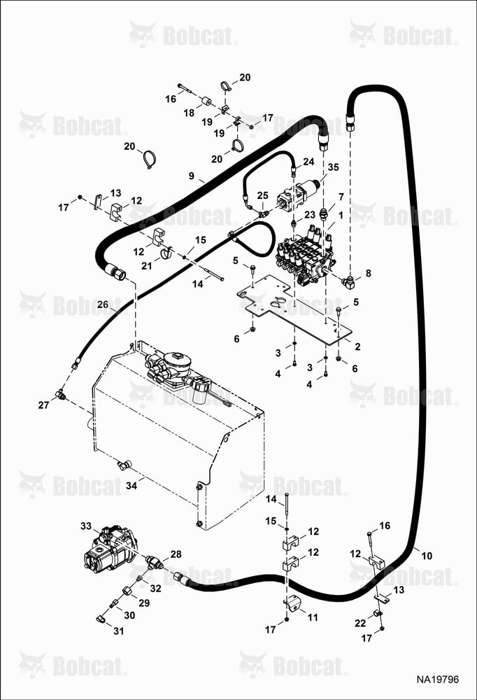 Hydraulic Circuitry (Control Valve) (Main)