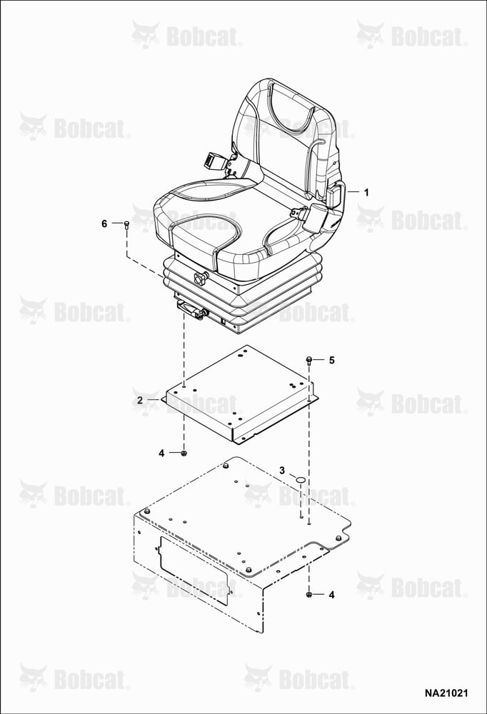 Operator Seat (Mechanical Suspension)