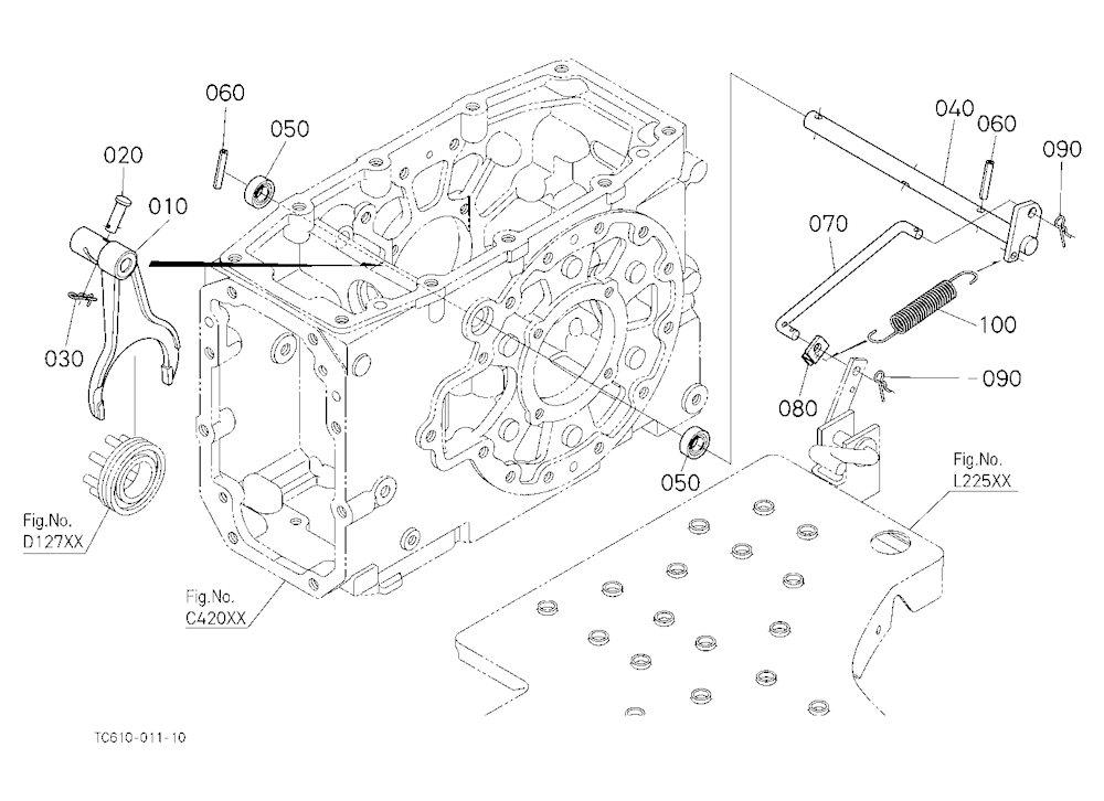 Differential Lock Shift Fork