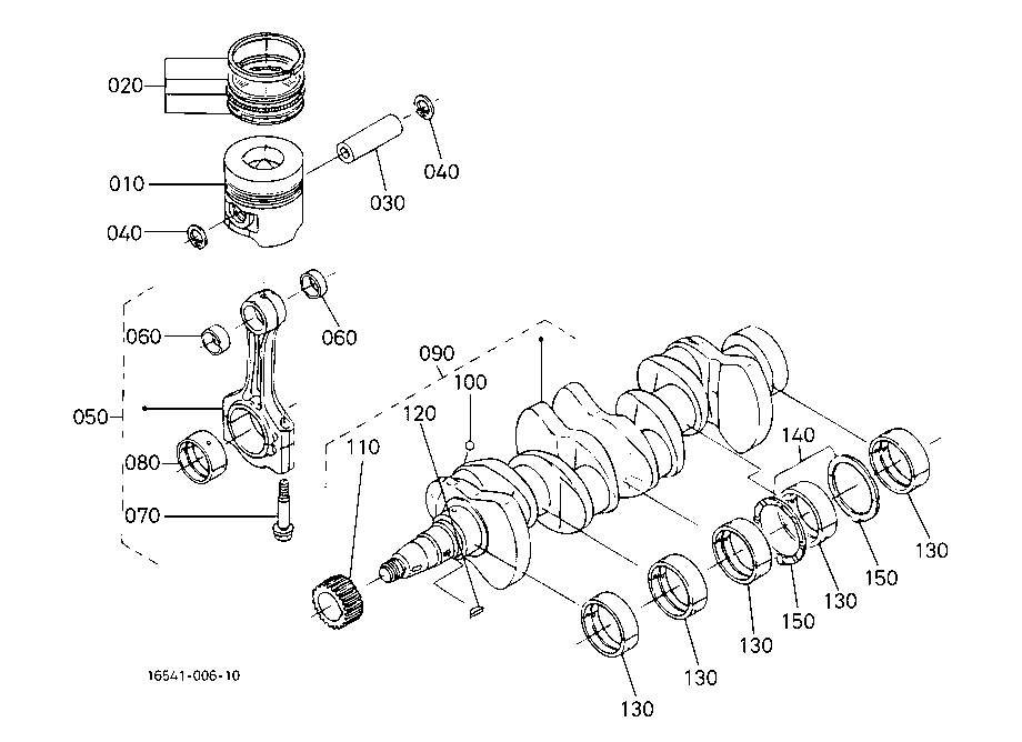 Piston And Crankshaft