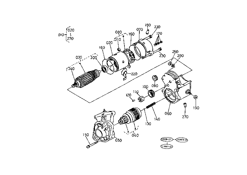 Starter [Component Parts](Not For Reman Unit)