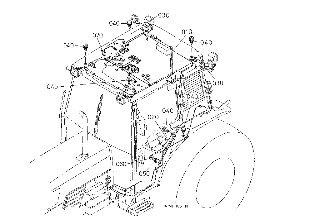 Electrical Wiring (Cab) [Ca] [Old Type]