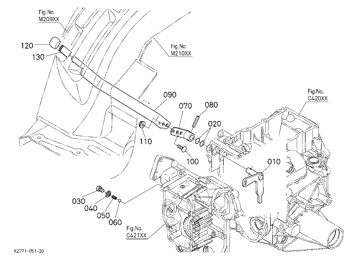 Front Wheel Drive Lever