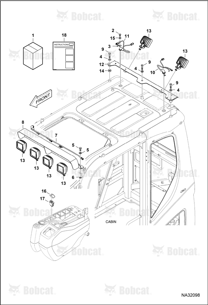Working Lamp Kit (6 Lamp)