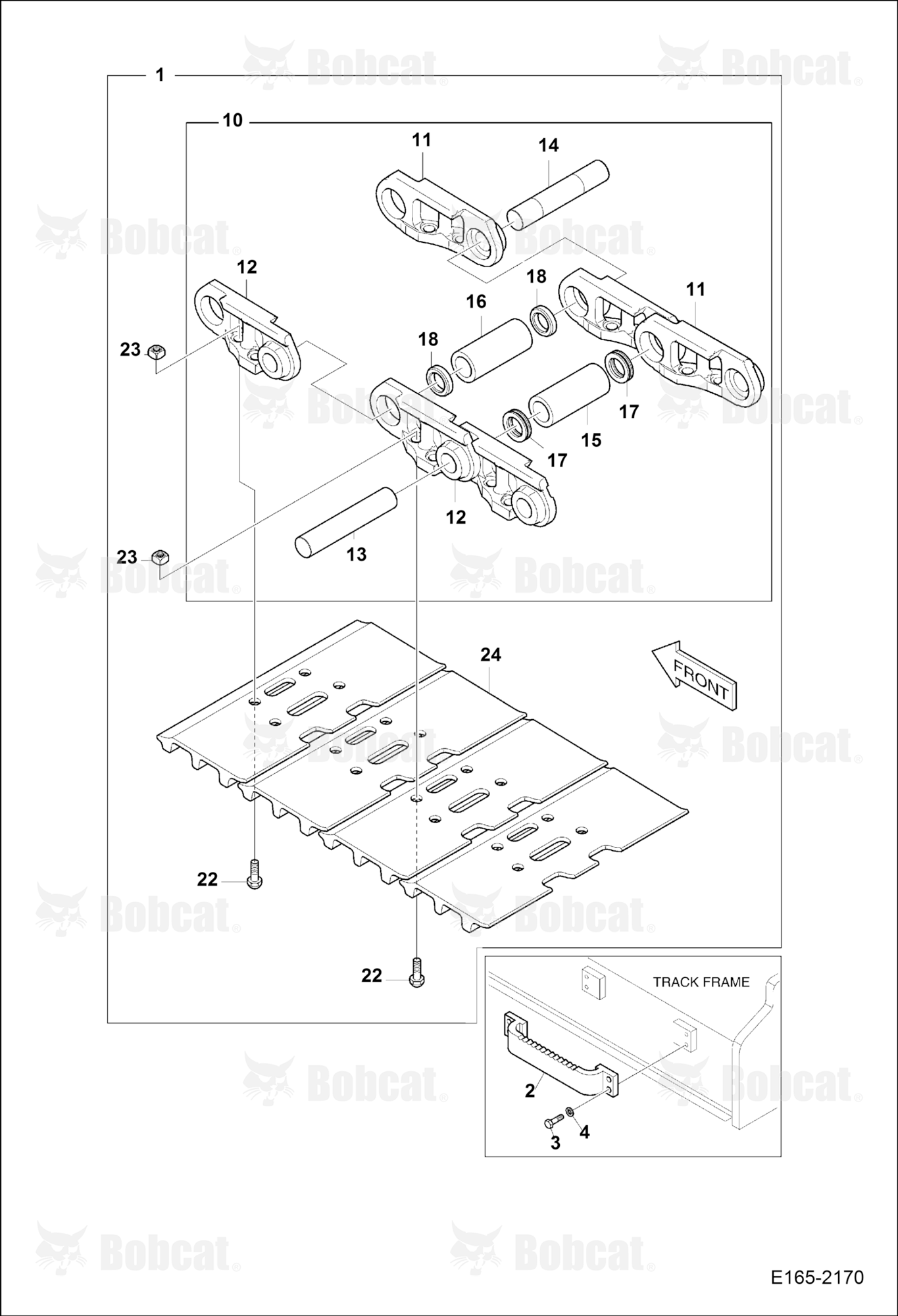 Track Shoe ASSY (600mm)