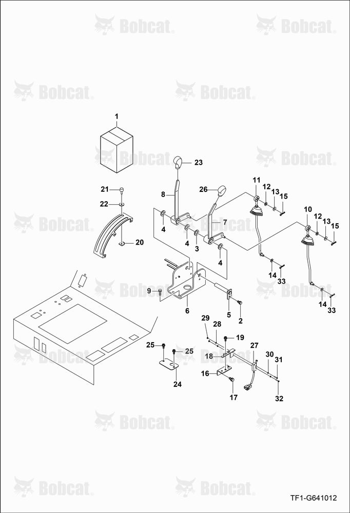 Position Draft Control Lever Group