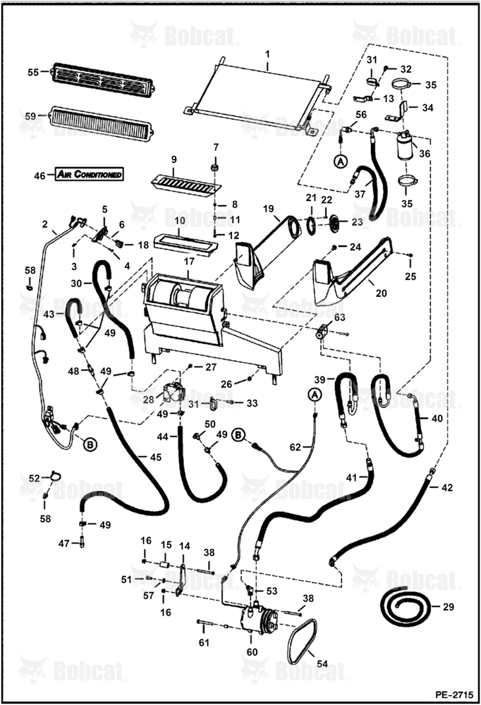 Heater & A/C (Heater & A/C Option) (For Barbed Heater Valve)