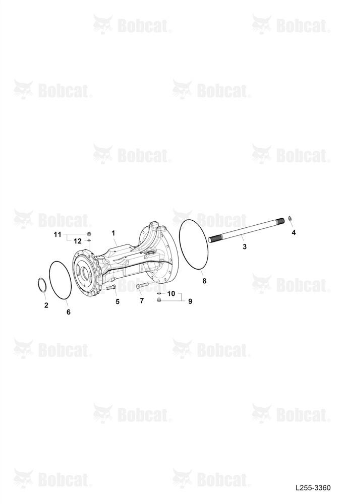 Axle Casing (Rear Axle) (LSD)
