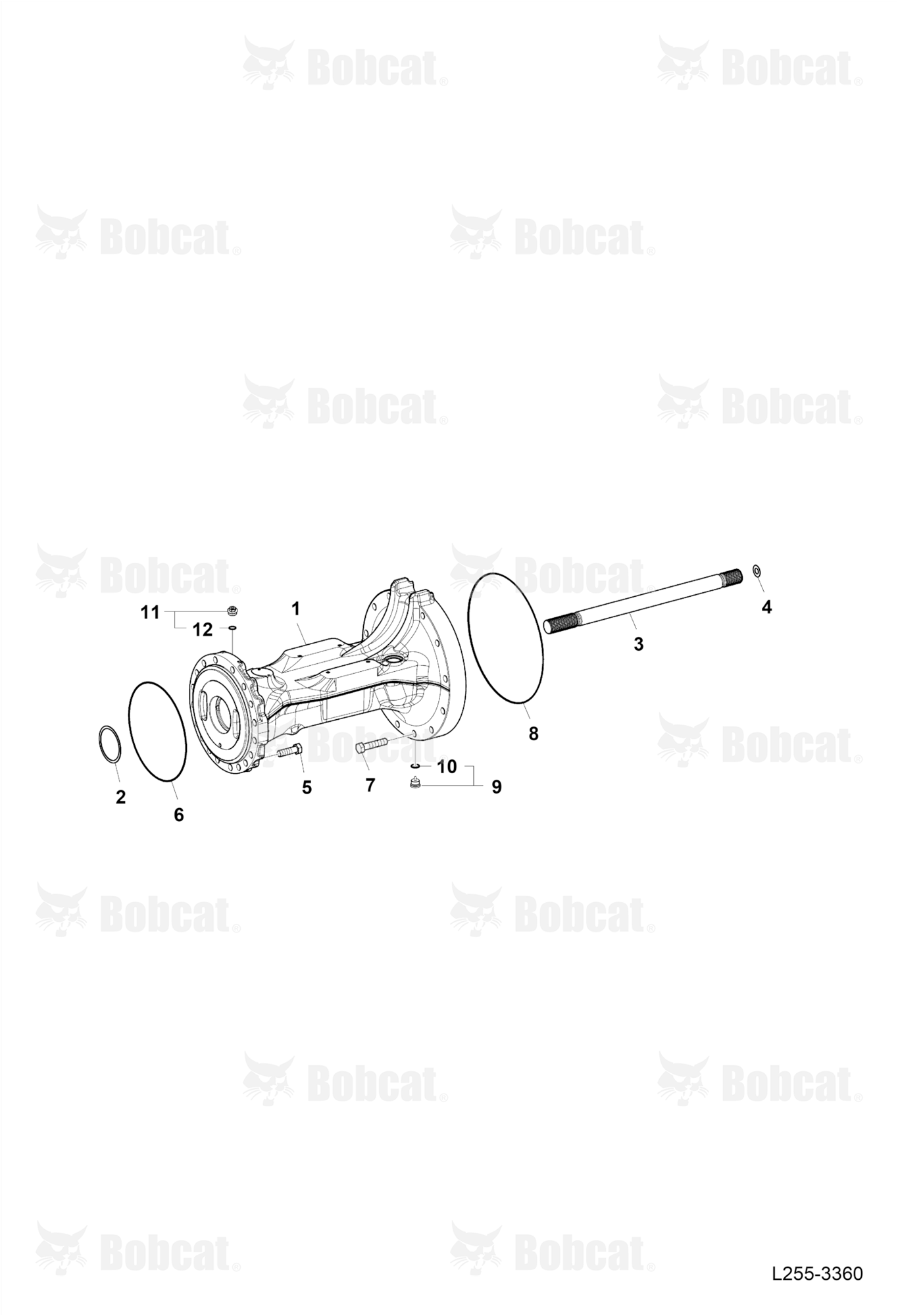 Axle Casing (Rear Axle) (LSD)