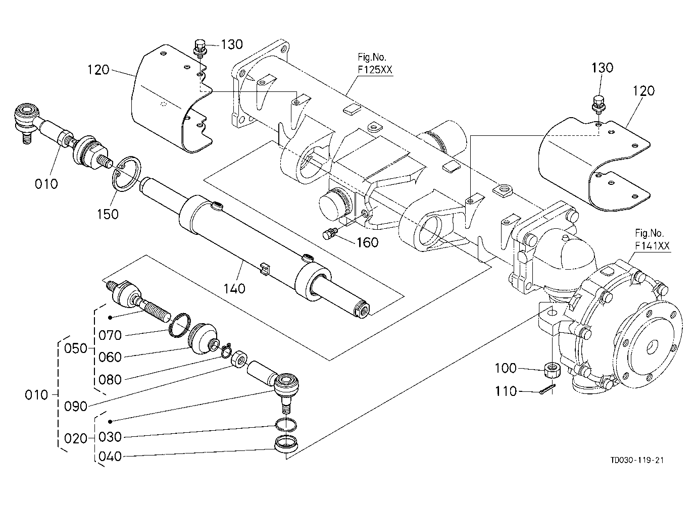 Tie Rod/Steering Cylinder