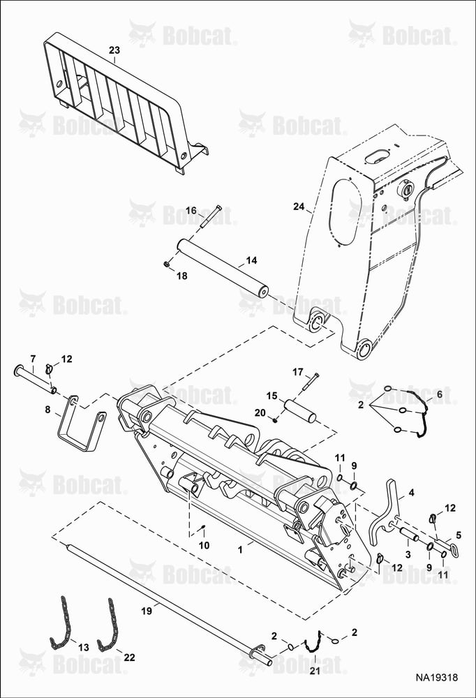 Inner Boom & Attachment Carrier (J-tach)