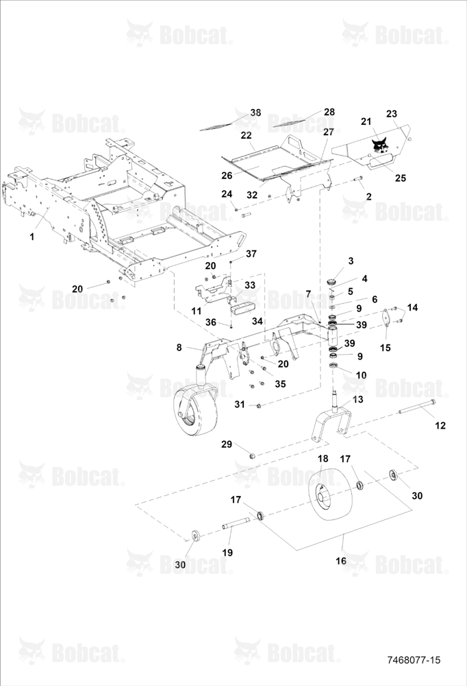 Footplate & Caster Assembly