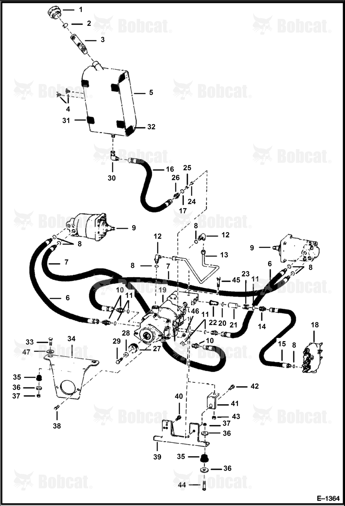 Hydrostatic Circuitry  501311001 - 501312999