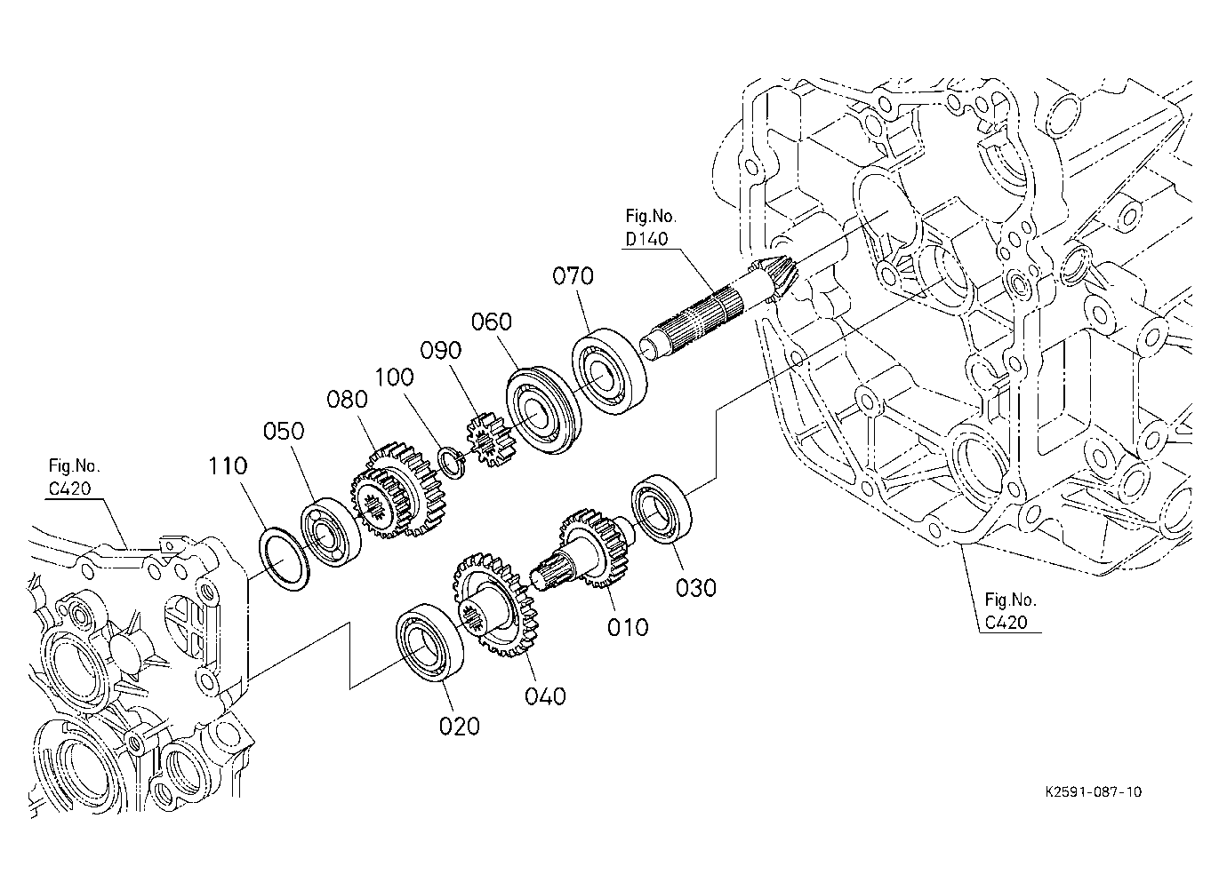 Range Gear Shaft