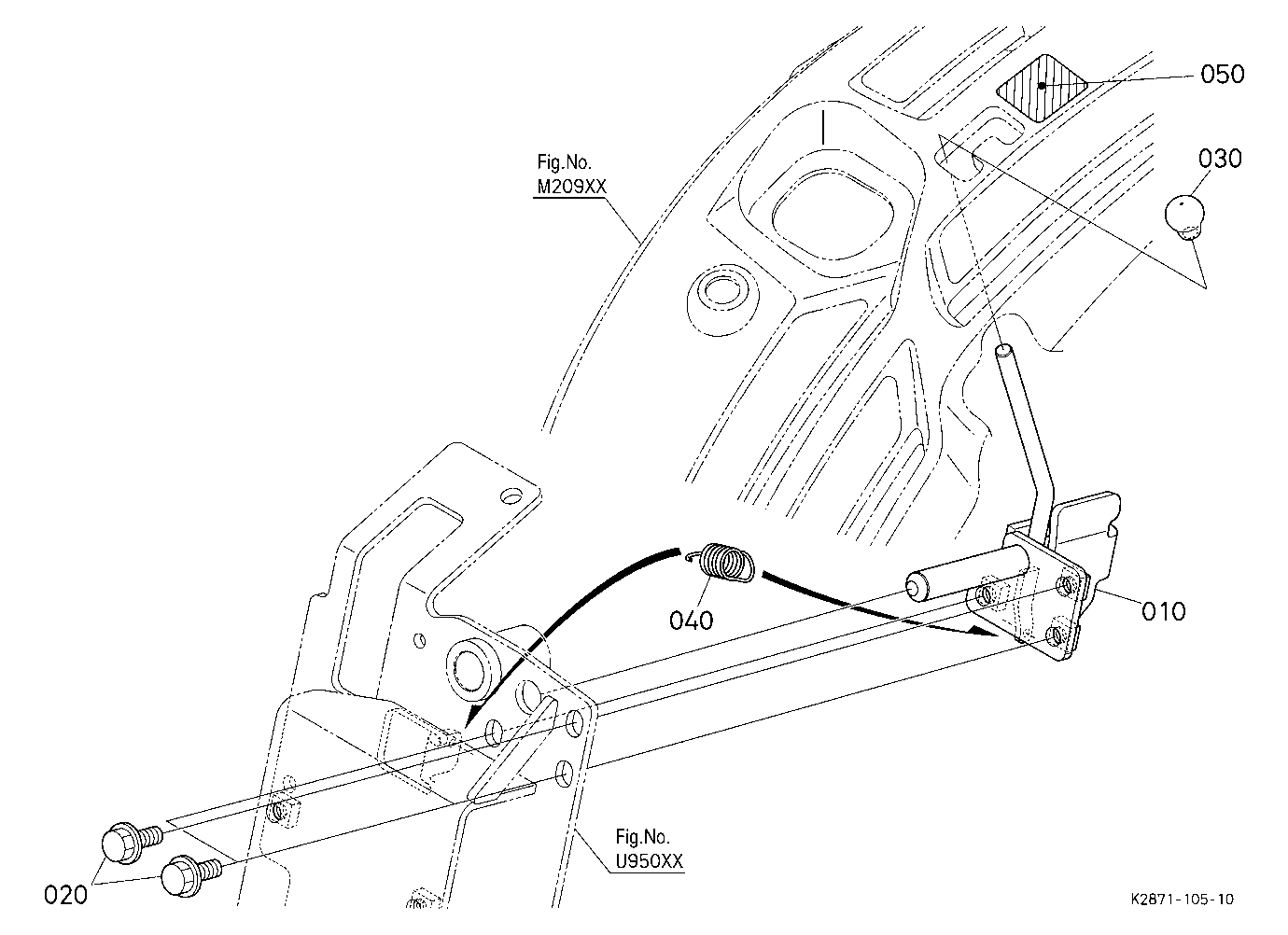 Front Control Valve Kit (Lock Lever) [Option]
