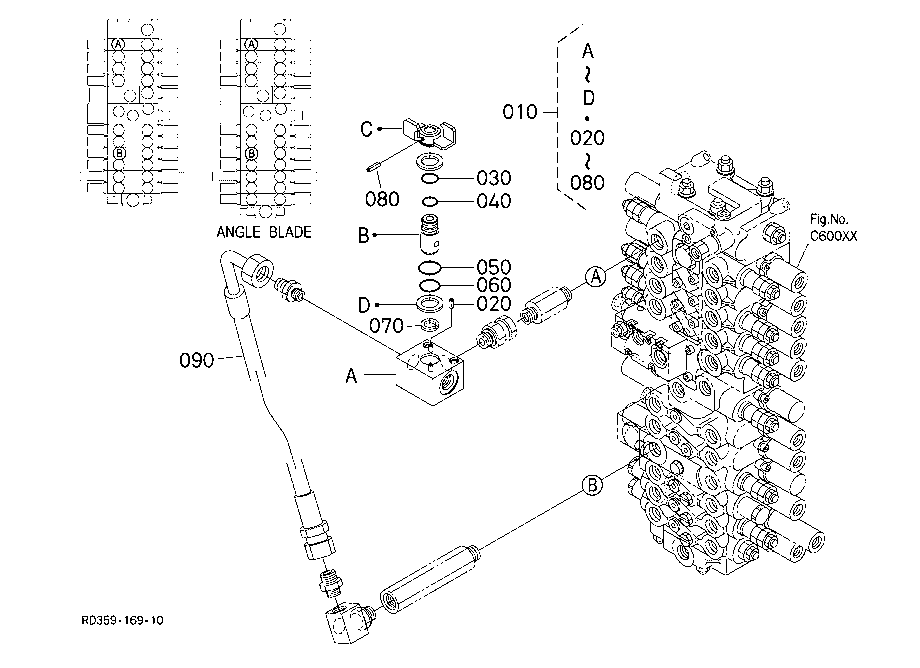 Oil Piping (Third Line Hydraulic Return)