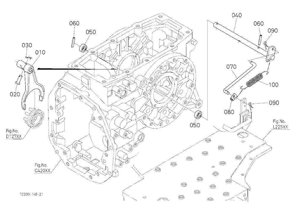Differential Lock Shift Fork