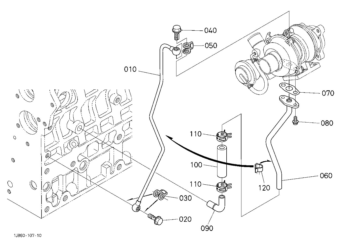Oil Pipe (Turbo Charger)