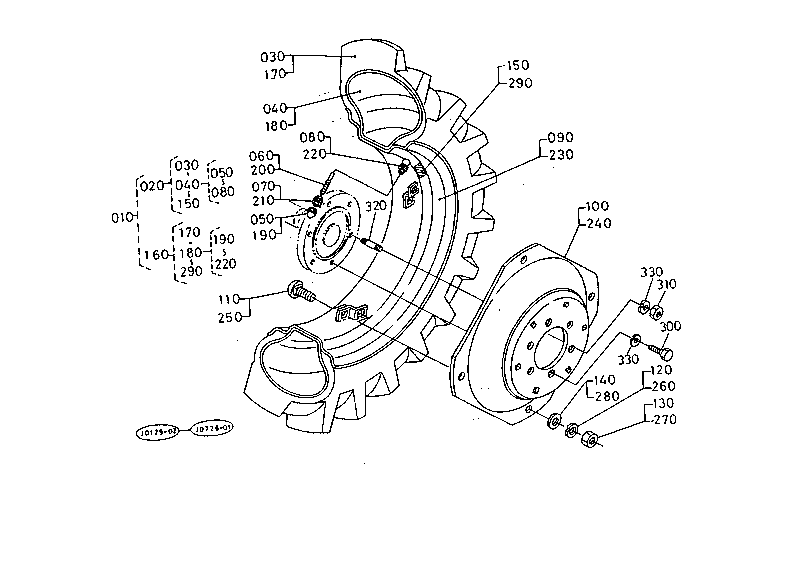 Rear Wheel (11.2-24F)