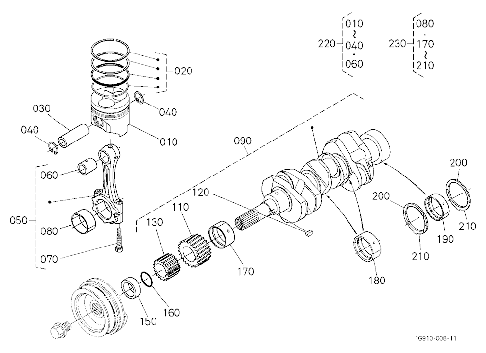 Piston And Crankshaft
