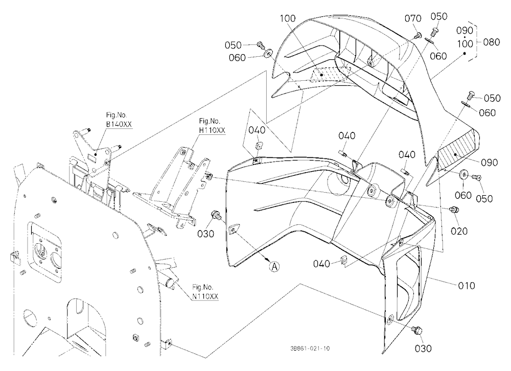 Hood (Bonnet) Rear (Cab)