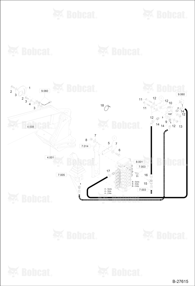 Hydraulic Installation (BOOM Height Limitation - Mono BOOM)