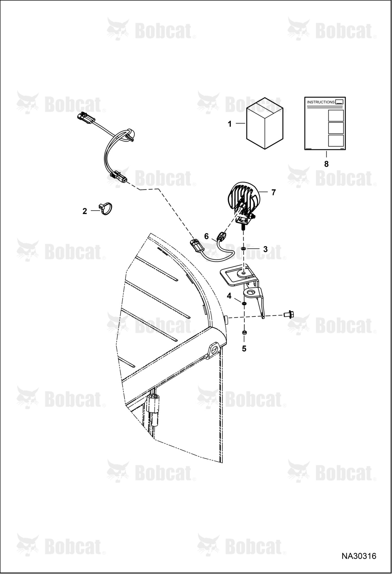 Worklight Kit (Cab)(Rear)