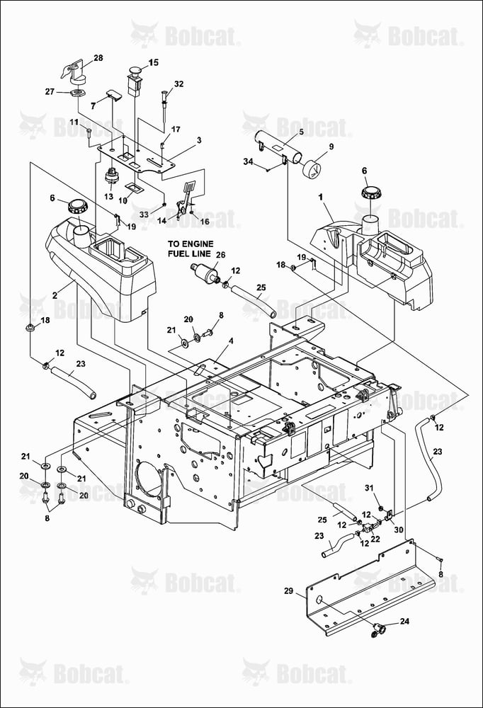 Fuel TANKS/CONTROL Panel