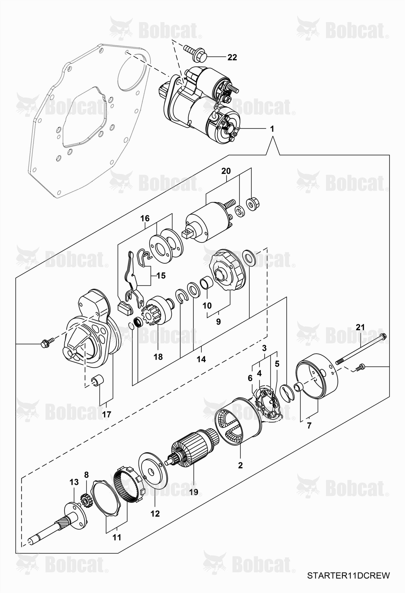 ENGINE, Starting Motor