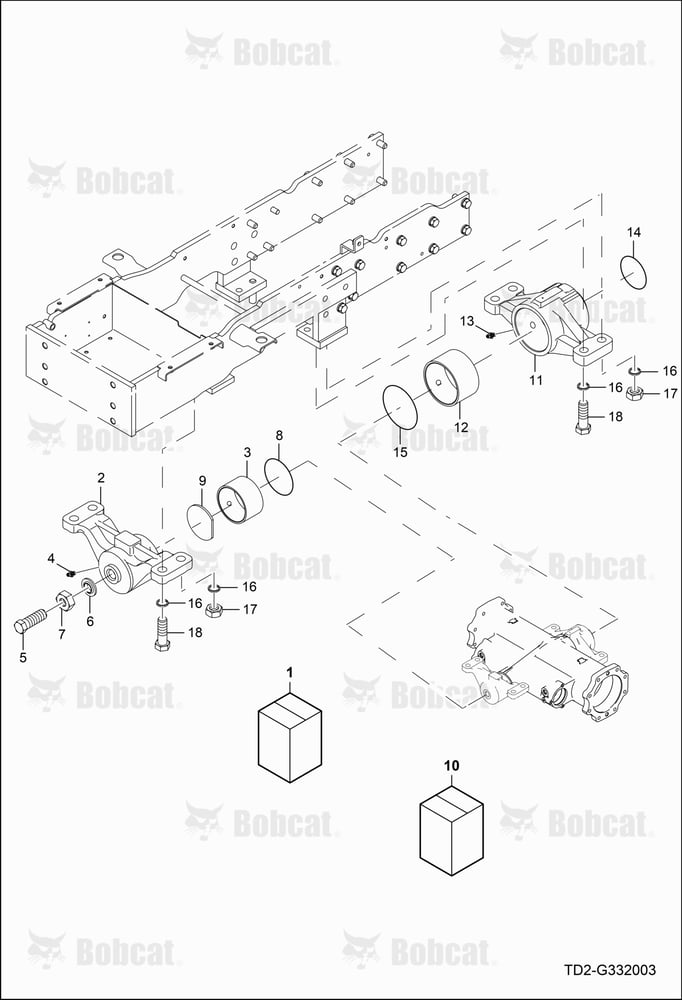 Front Axle Bracket Group