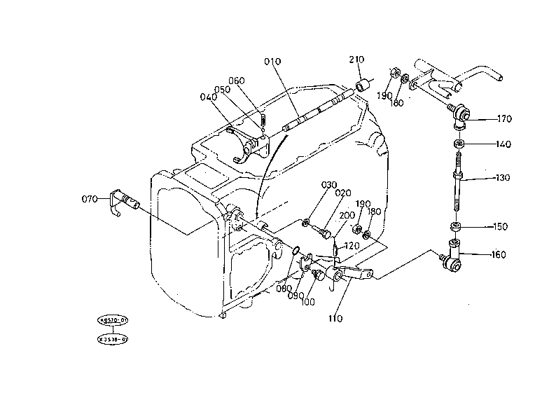 Half Gear Shift Fork
