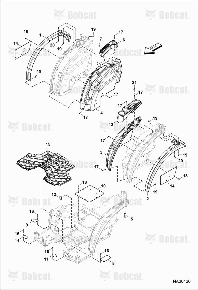 Operator CAB (Floor & Fenders)