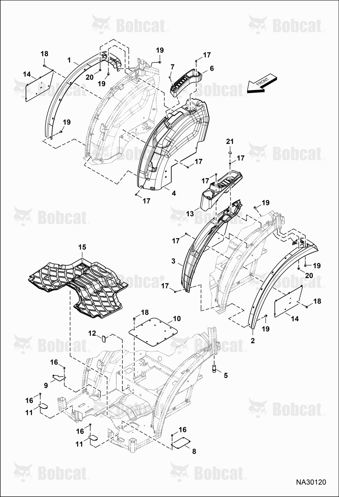 Operator CAB (Floor & Fenders)