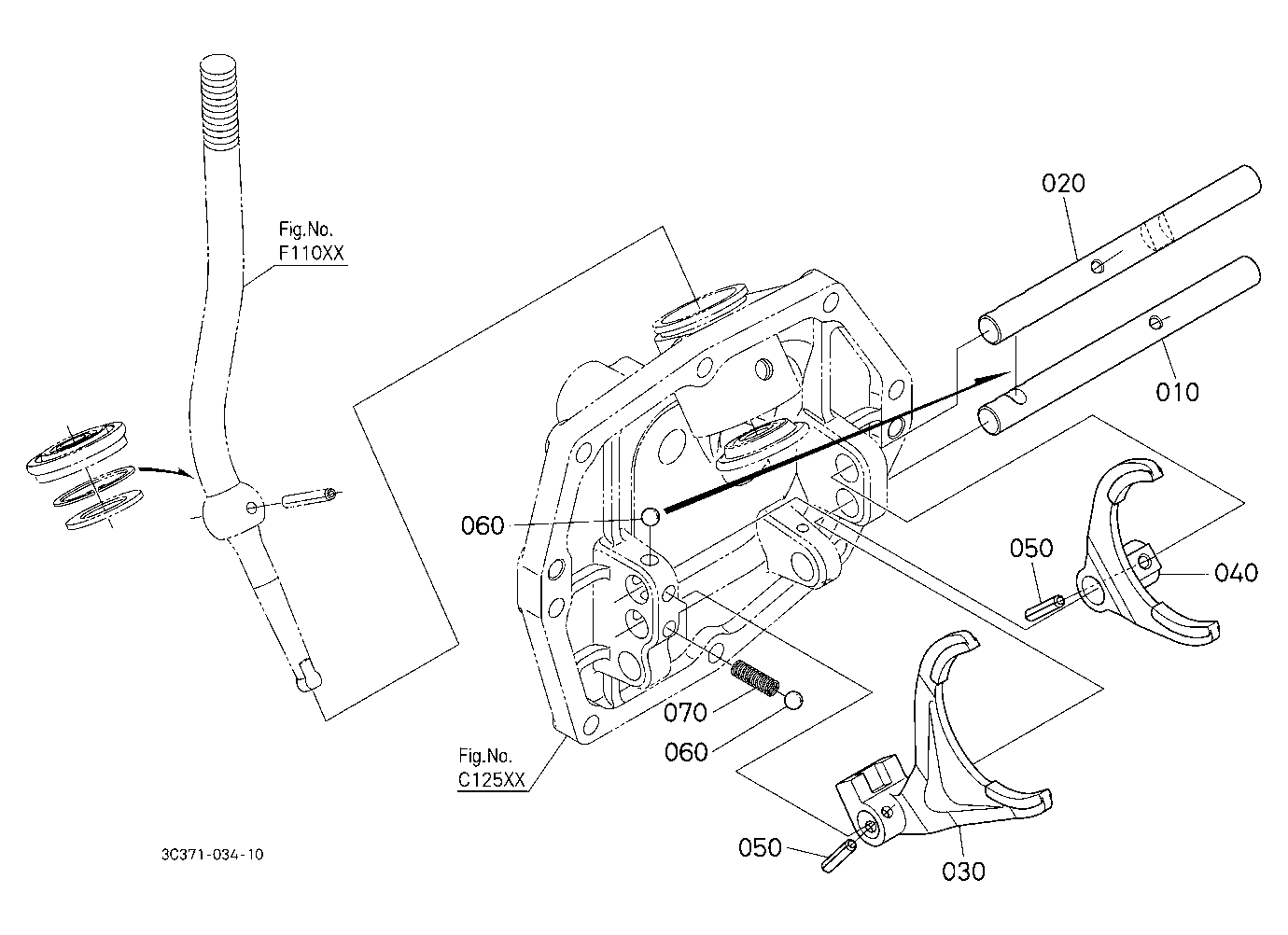 Main Gear Shift Fork