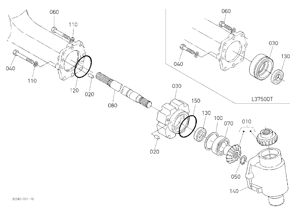 Diff.Gear Shaft