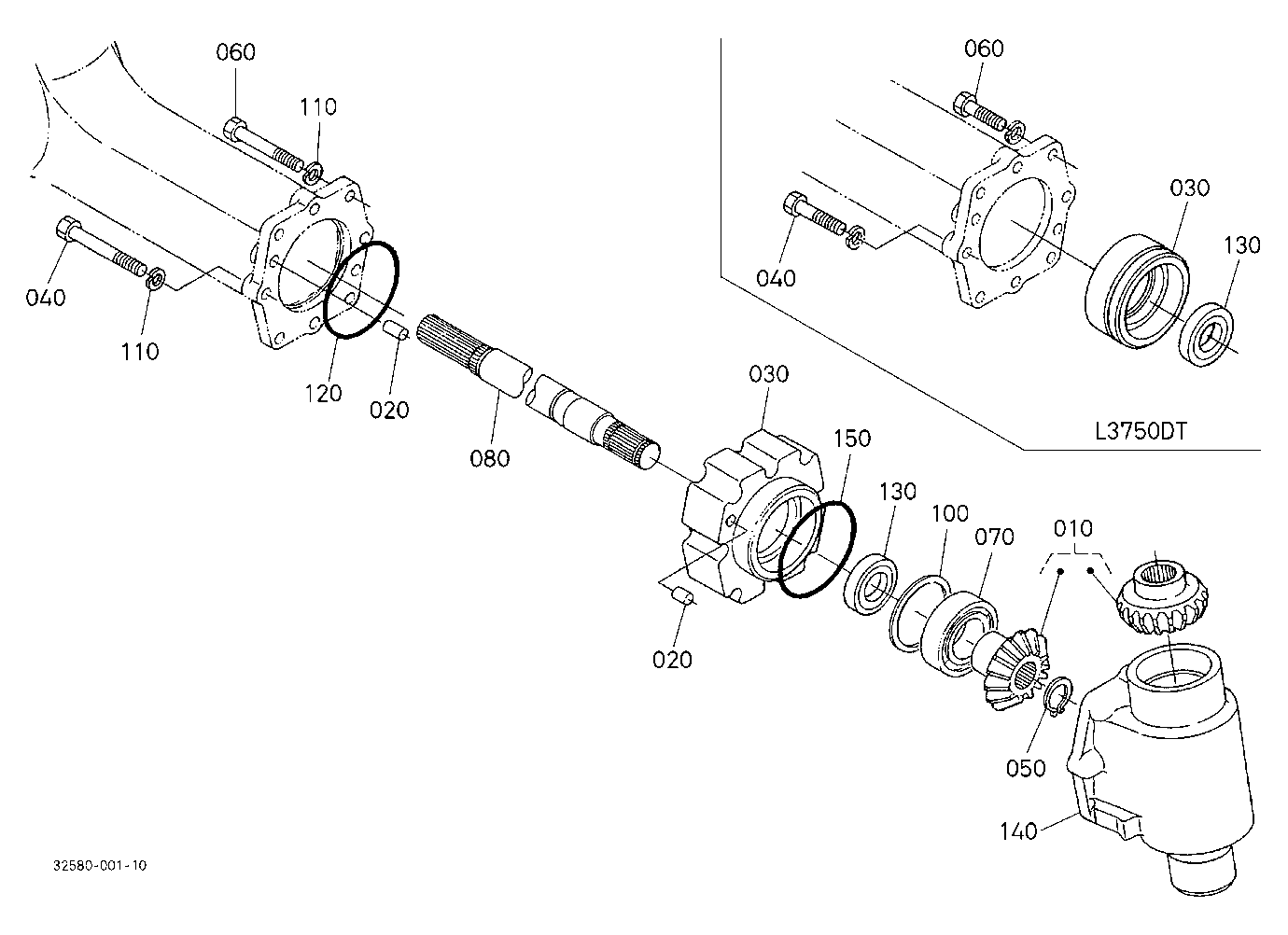 Diff.Gear Shaft