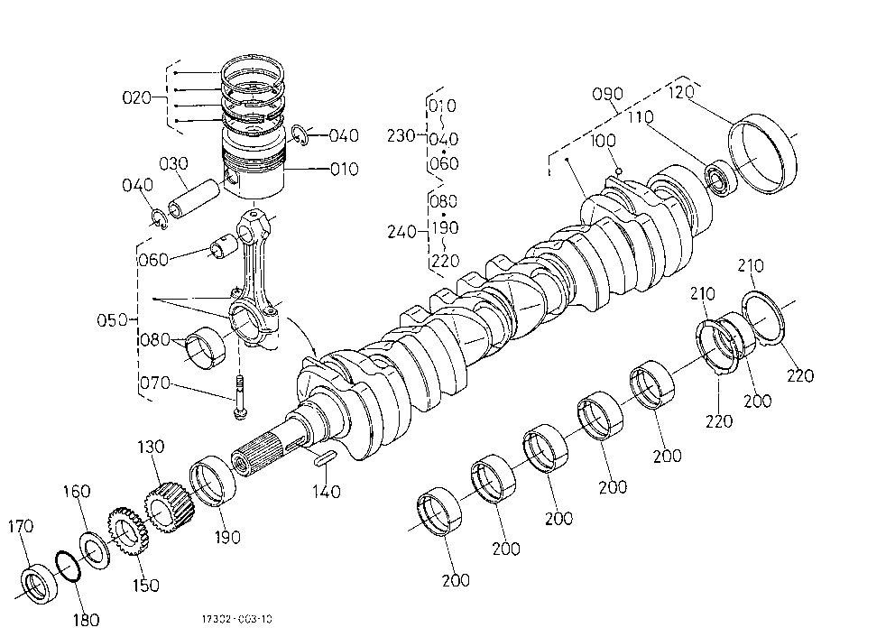 Piston And Crankshaft