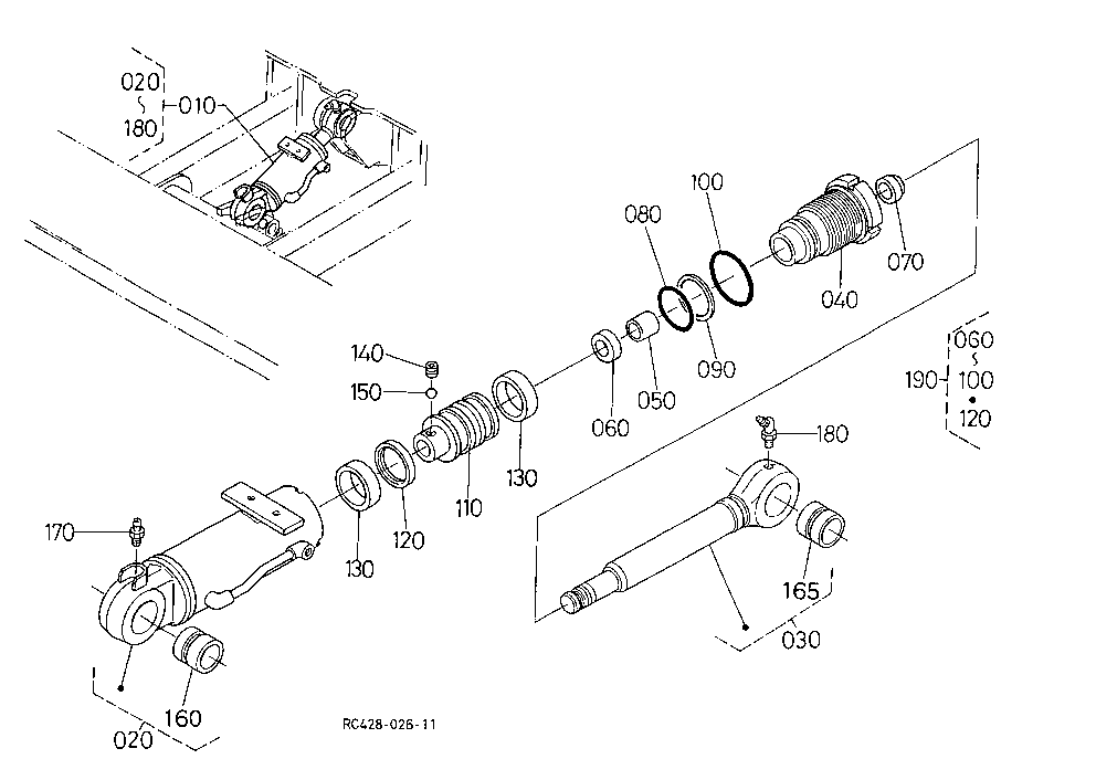 Blade Cylinder And Component Parts