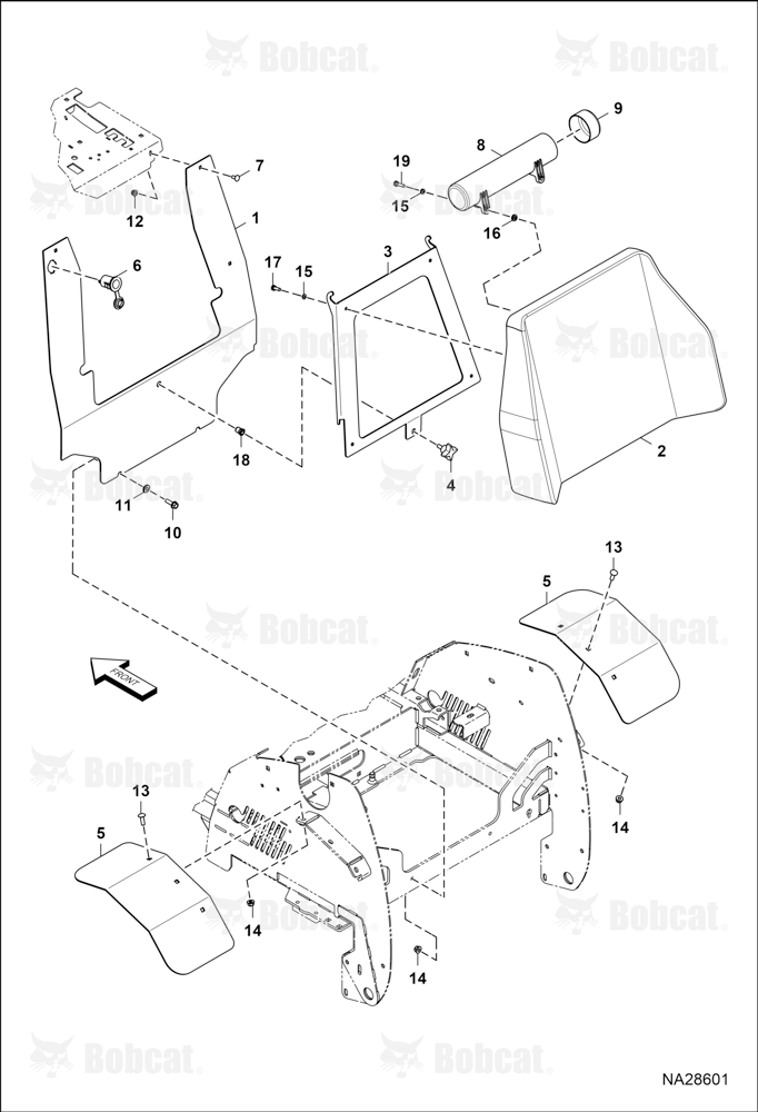 Rider Pad & Fender Assembly