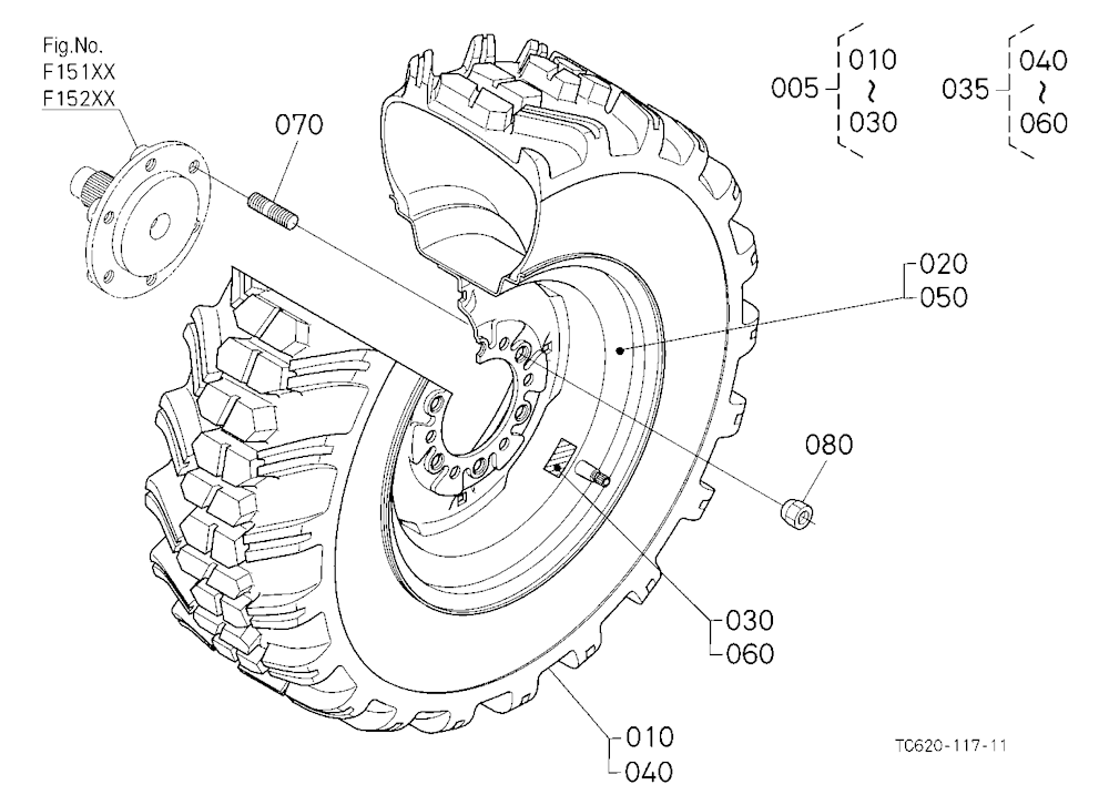 Front Wheel (27*8.50-15)