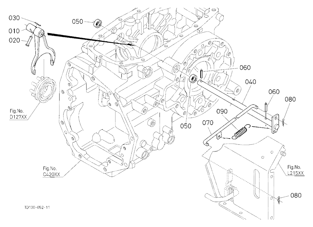 Differential Lock Shift Fork [Hst Type]