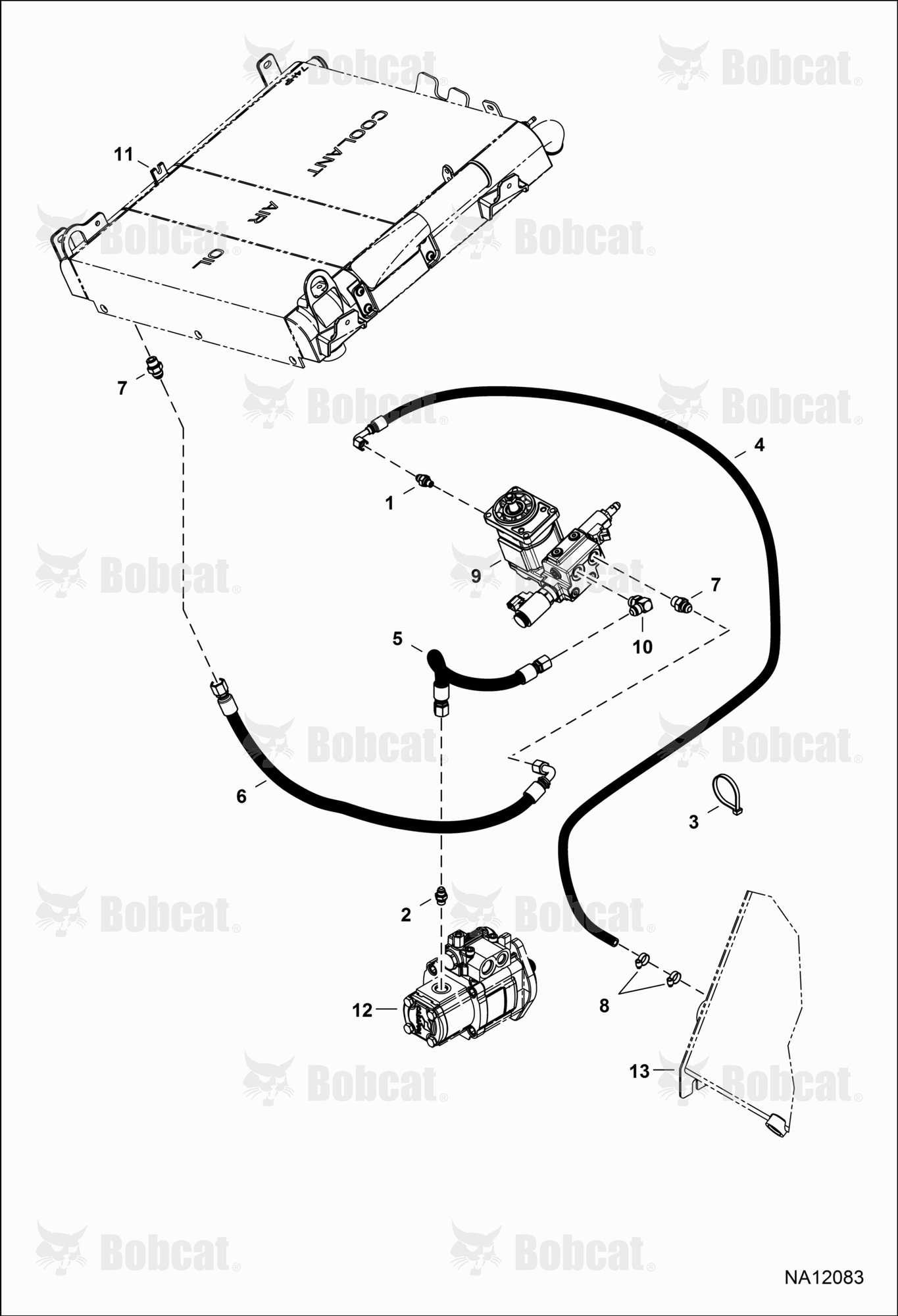 Hydraulic Circuitry (Fan Motor) (Reversible)