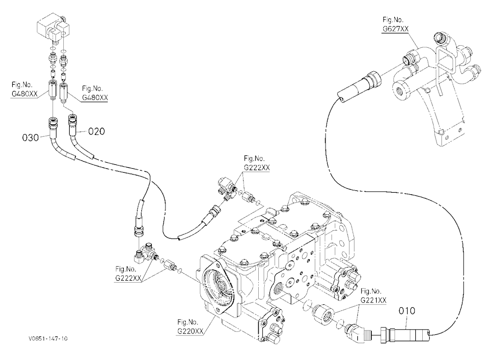 Oil Piping (Hst Pump)