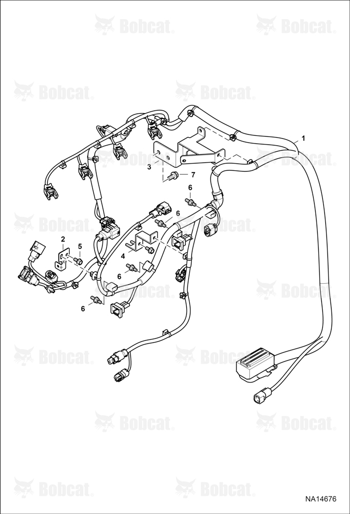 Engine ECU Harness (Engine S/N 025472 & Above)