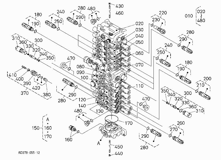 CONTROL VALVE (COMPONENT PARTS)