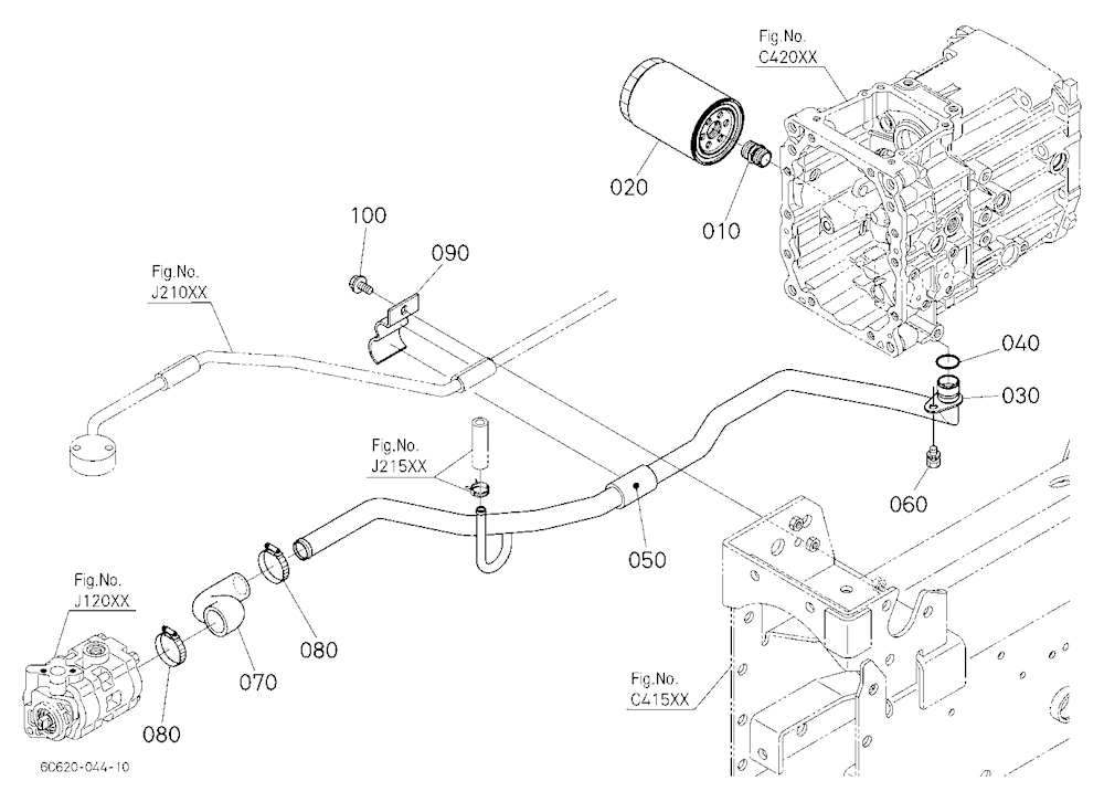 Hydraulic Oil Line (Suction)