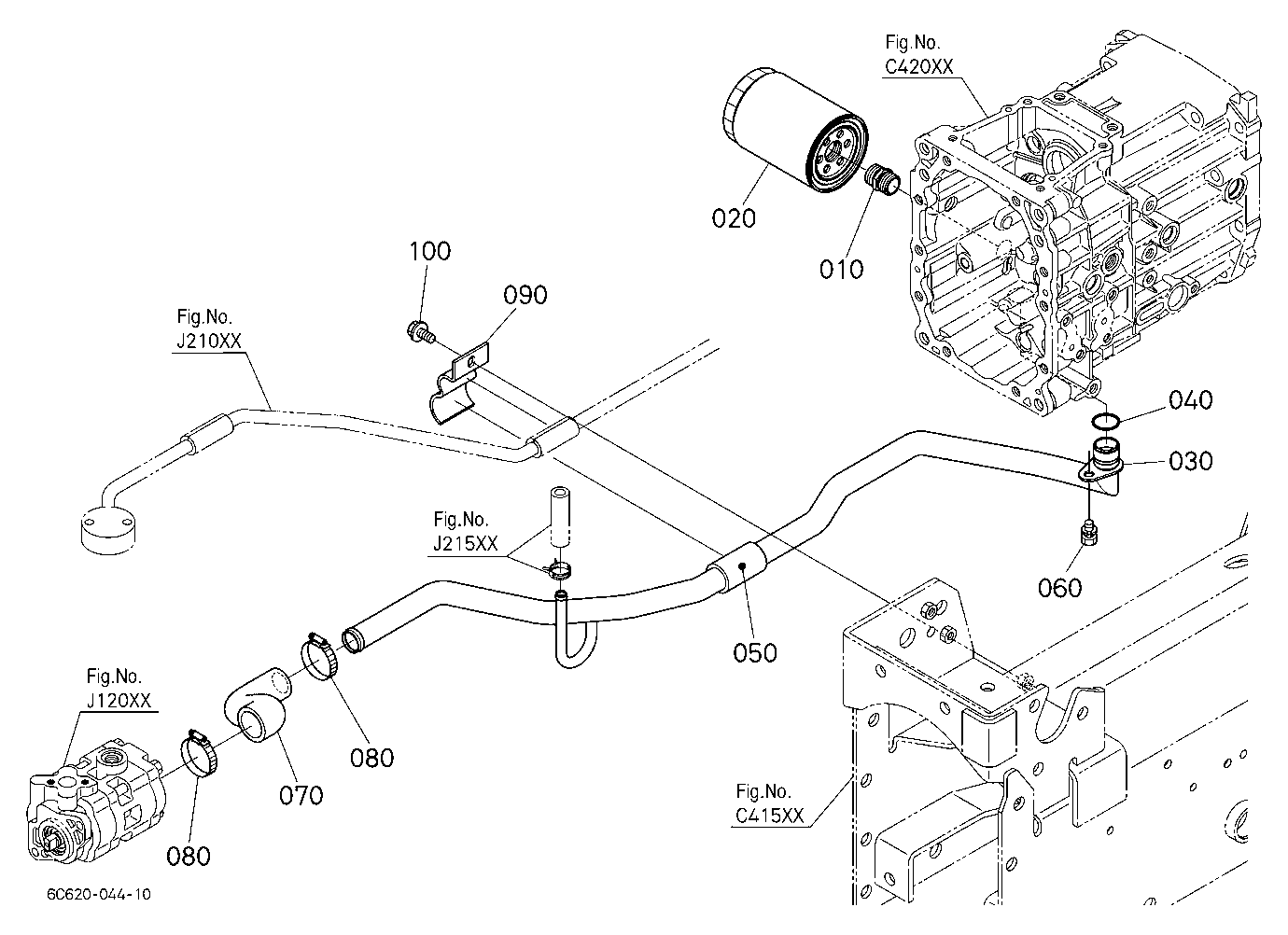 Hydraulic Oil Line (Suction)