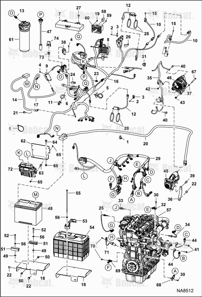 Engine Electrical Circuitry (Engine Sensors, Battery, ALT & Starter)