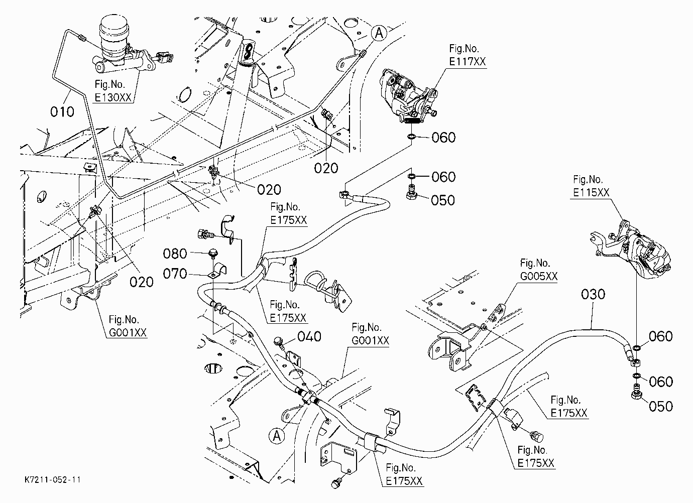 BRAKE OIL LINE(REAR)