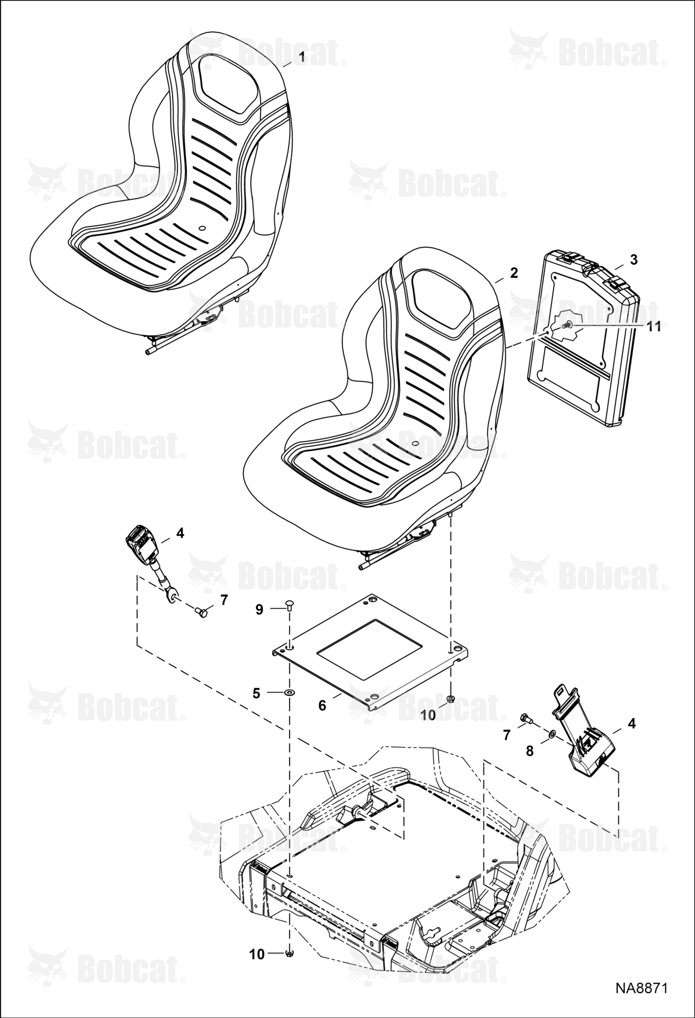 Seat (Vinyl) (Black)
